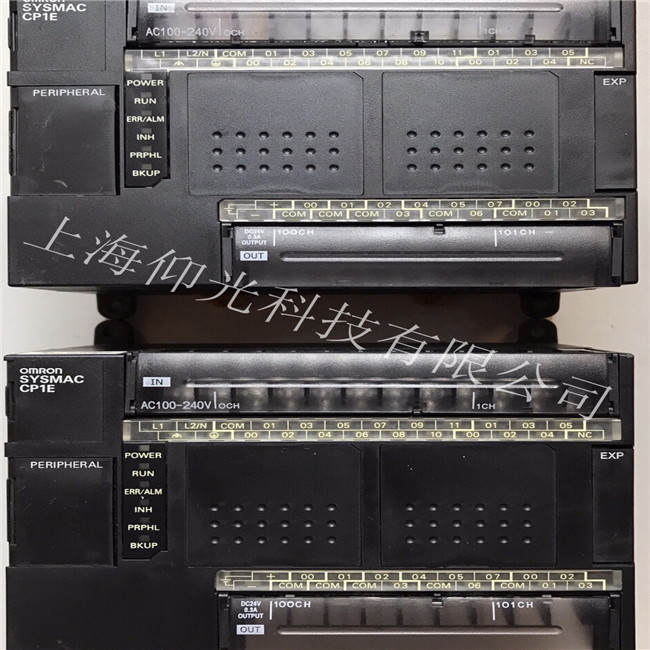 OMRON歐姆龍PLC CP1H-X40DT-D故障燈亮維修