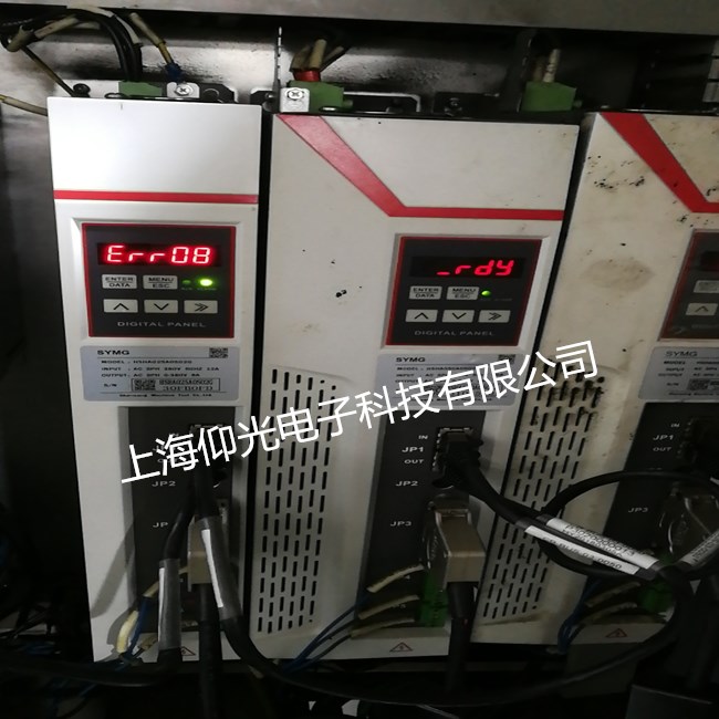 SYMG伺服驅動維修HSHA025A20S02G上電報警8故障維修