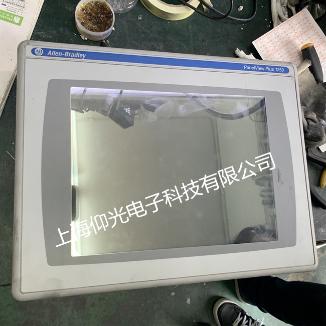 AB觸摸屏維修2711P系列上電黑屏 花屏 暗屏 藍(lán)屏 白屏故障維修