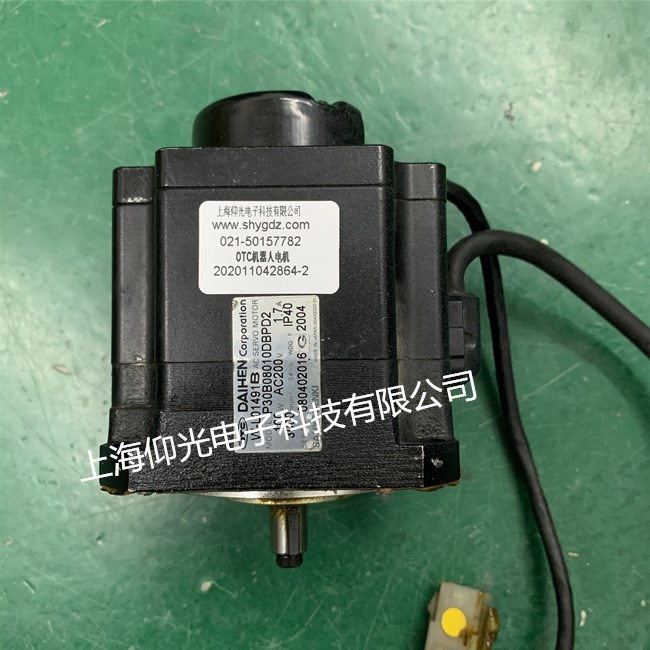 OTC機器人伺服電機維修P30B08010DBPD2軸承損壞快速修理