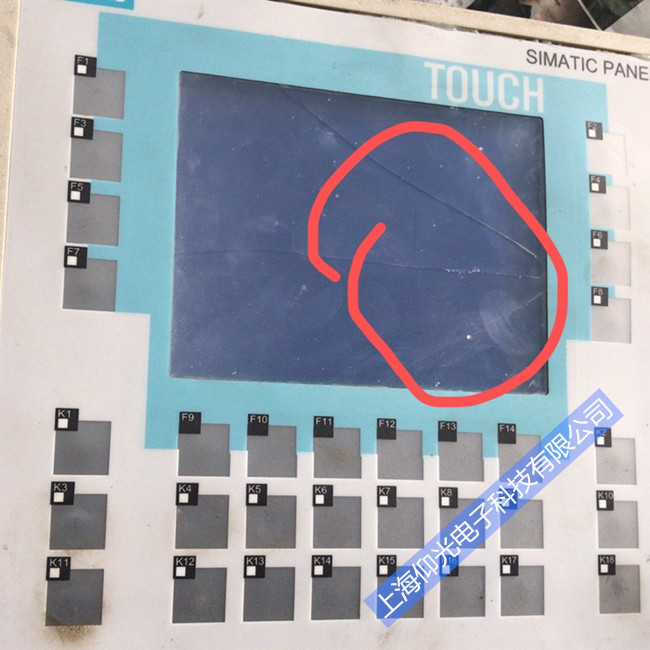 西門子GEA 1P 0005-4050-818觸摸屏碎屏/黑白屏維修當天修好