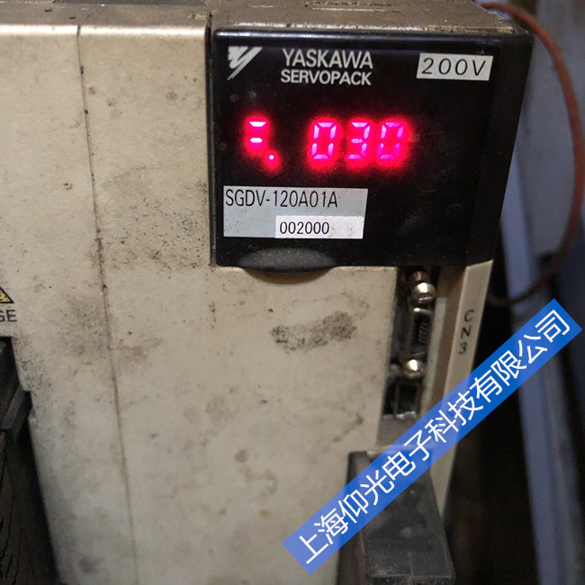 安川伺服驅(qū)動器維修SGDV-120A01A-650報030維修案例浙江