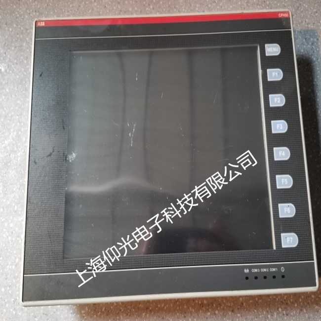 觸摸屏維修,ABB觸摸屏上電花屏亮度看不清楚維修
