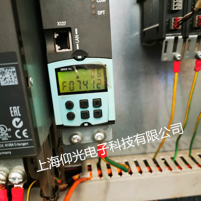 西門子S120變頻器維修6SL3040-1MA00-0AA0報警F07412故障修理