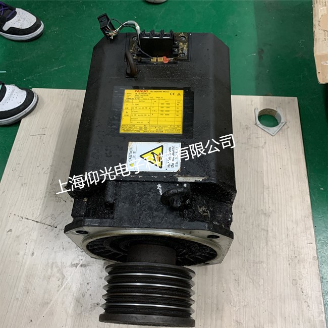 機(jī)械設(shè)備維修FANUC發(fā)那科主軸電機(jī)維修A06B-0857-B100編碼器損壞修理
