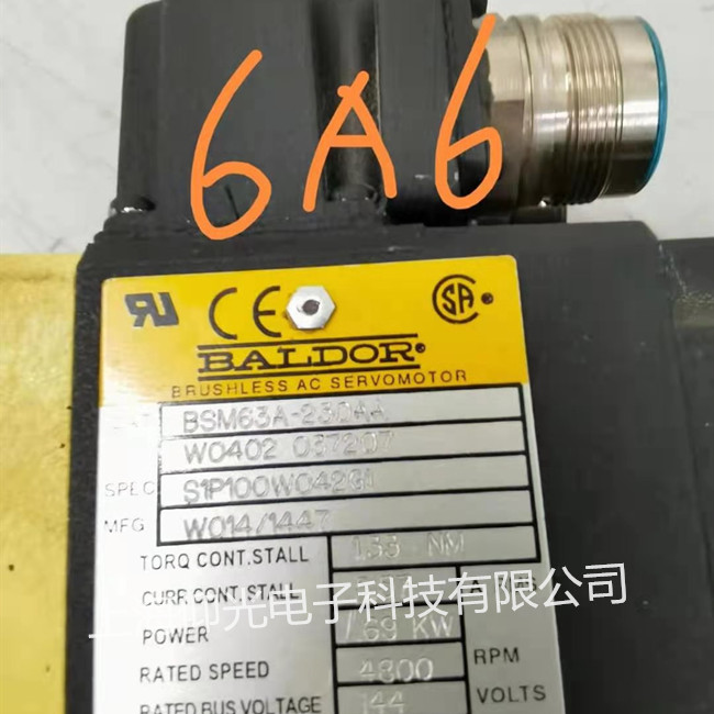 美國(guó)寶德BALDOR伺服電機(jī)維修中心BSM63N-230AA異響抖動(dòng)修理