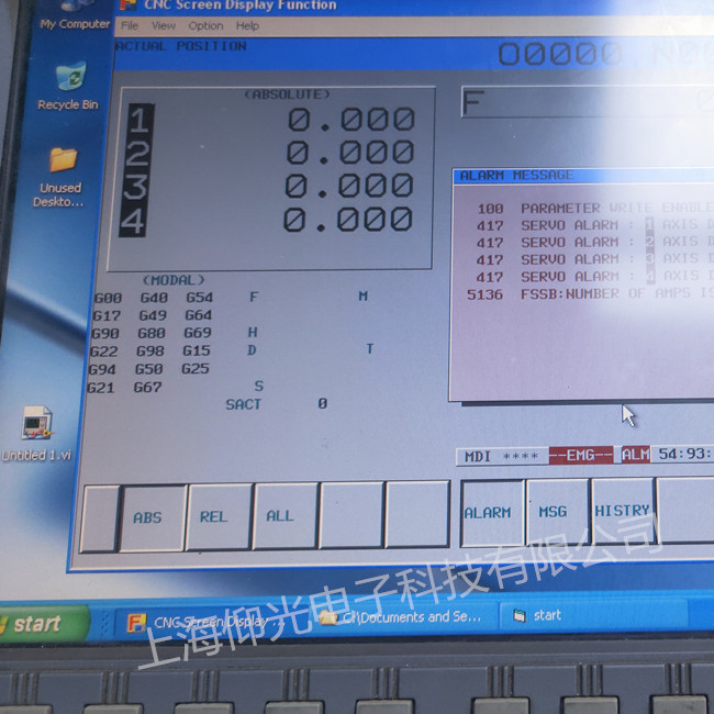 發(fā)那科系統(tǒng)參數(shù)丟失維修series 180i-MB仰光電子