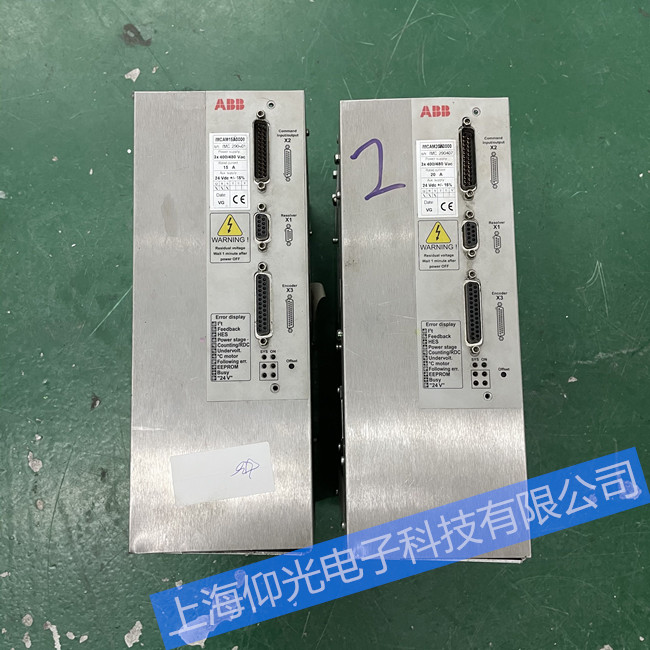 ABB伺服驅(qū)動器維修IMCAM15B0000過載無輸出修理快
