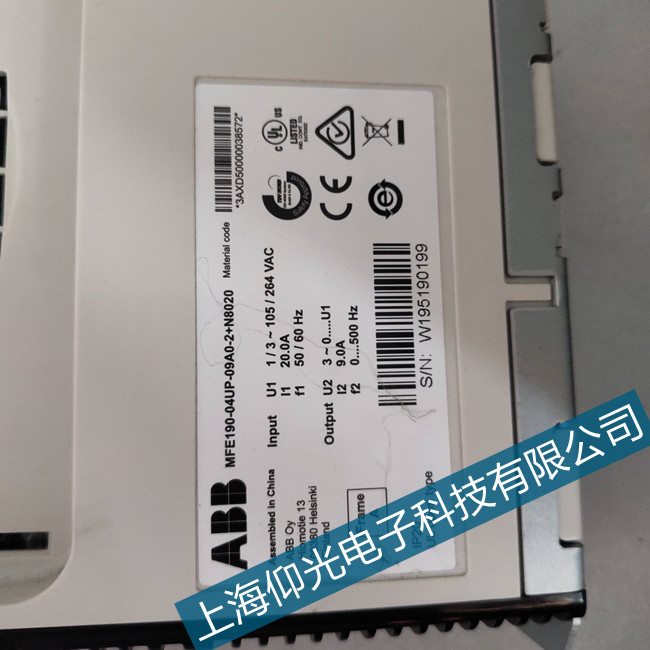 賓田沖版機abb驅(qū)動器34200故障維修