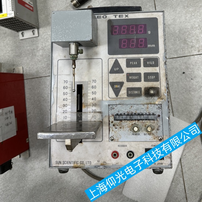 日本太陽科學SUN RHEO魚糜彈性檢測儀TEX SD-700測量精度下降故障維修指南