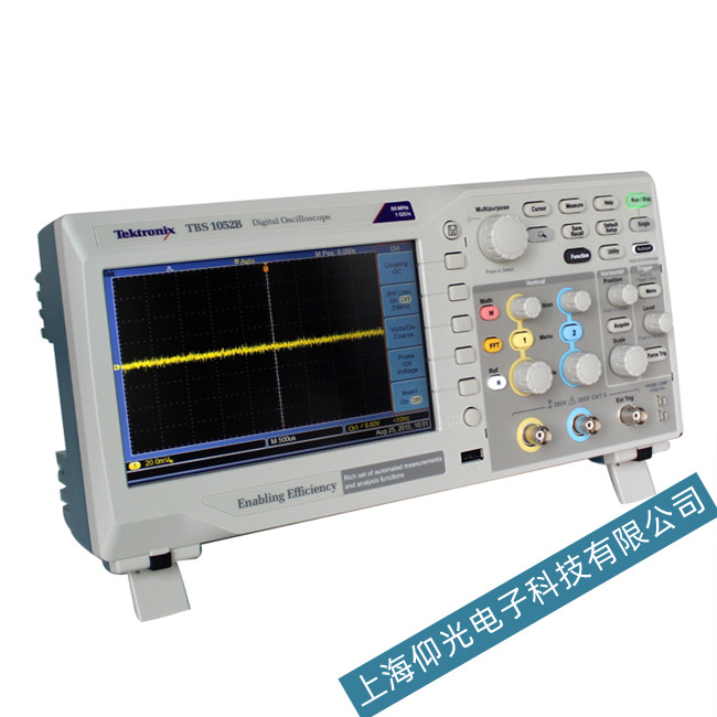 上海嘉定泰克示波器TBS1052B燒采集板故障維修