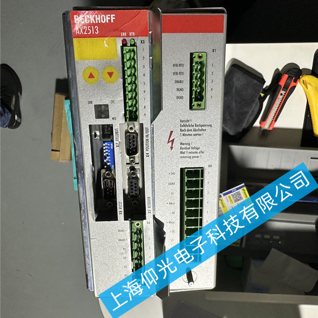 送料機倍福伺服驅(qū)動器維修AX2513-B900報警顯示FD56維修
