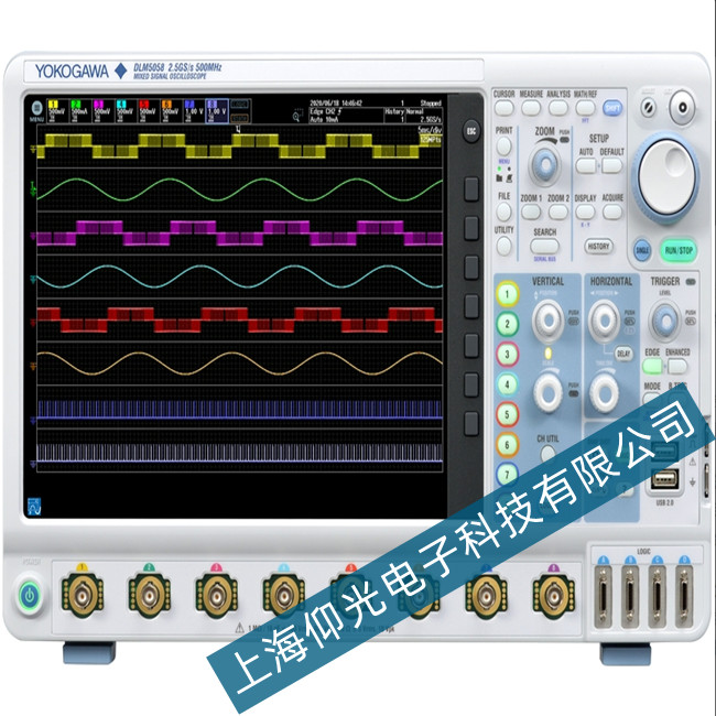 橫河混合信號(hào)示波器DLM5000系列顯示屏無任何顯示故障檢修